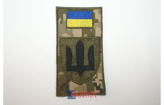 Шеврон-заглушка інженерні, радіотехнічні війська, війська зв'язку