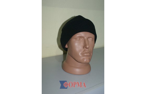 Шапка флісова чорна