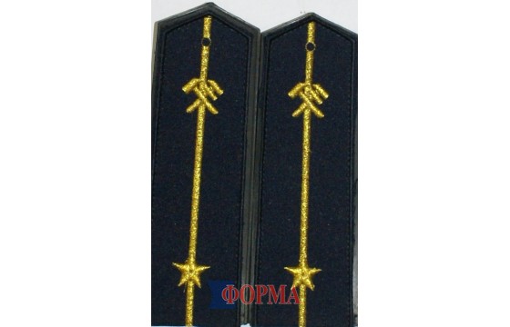 Погони залізничного вишите поле молодшого складу 1 зірка